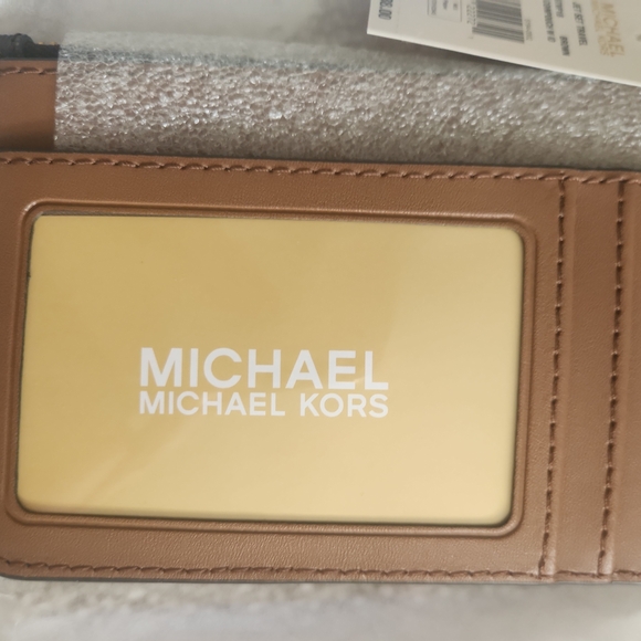 Michael Kors Brown Monogram Wallet - Picture 2 of 4